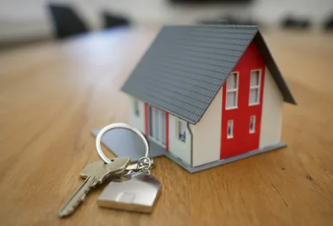 Real estate professionals using digital tools for property management